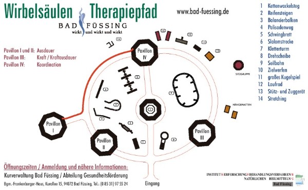 Wirbelsulen Therapiepfad Plan